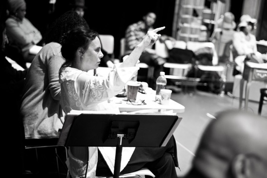 Streetcar Named Desire rehearsal – Emily Mann