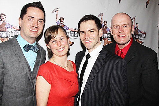 Newsies – Opening Night – Timothy Eaker – Becky Fleming – Eduardo Castro – Thomas Gates