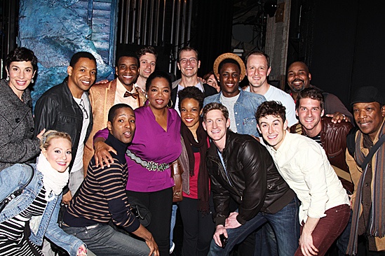 Oprah Visits Memphis – Oprah Winfrey and the Memphis ensemble