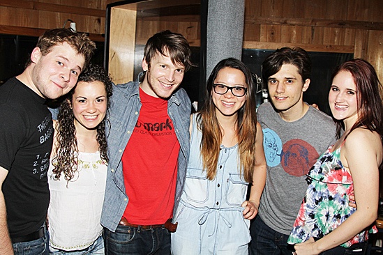Carrie Recording- F. Michael Haynie- Elly Noble- Corey Boardman- Jen Sese- Andy Mientus - Blair Goldberg