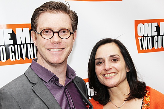 One Man, Two Guvnors opening night – Grant Olding –  Nicole Olding 