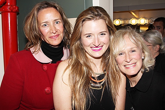 The Columnist Opening Night – Janet McTeer - Grace Gummer – Glenn Close 