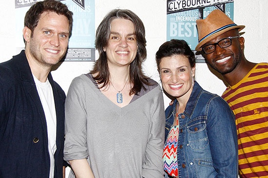 Idina Menzel and Taye Diggs at Clybourne Park – Steven Pasquale – Pam MacKinnon – Idina Menzel – Taye Diggs