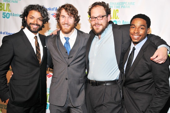 As You Like It Opening Night – Erik Mathew  - Paul Saylor - Brendan Titley - Grantham Coleman