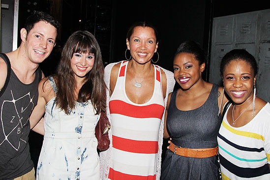 Vanessa Williams Visits Bring It On – Sheldon Tucker – Haley Hannah - Vanessa Williams – Melody Mills – Shonica Gooden 