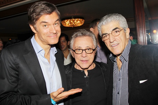 Frankie Valli – opening – Mehmet Oz – Frankie Valli – Frank Vincent 