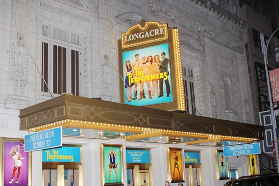 The Performers - opening night - marquee