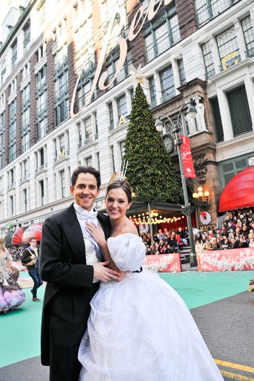 Cinderella at Macy's Parade - Santino Fontana- Laura Osnes