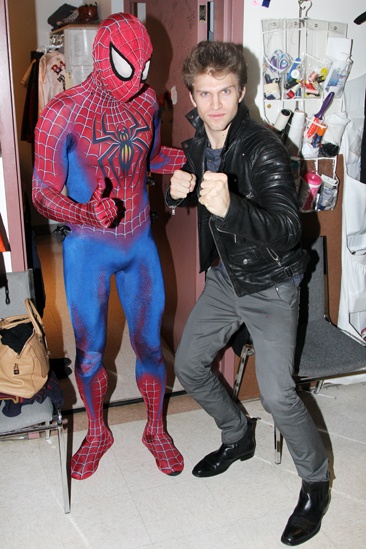 Keegan Allen at Spider-Man – Reeve Carney - Keegan Allen