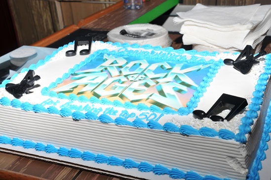 Rock of Ages – 50 Longest Running – cake
