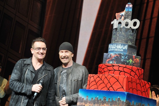 Spider-Man - 1000th Performance - Bono - The Edge