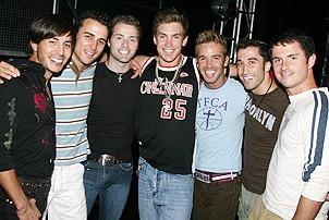 Photo Op - Altar Boyz 1000th Performance - Jay Garcia - Carlos Encinias - Matthew Buckner - Landon Beard - Ryan Ratliff - Ryan Strand - Jim Daly