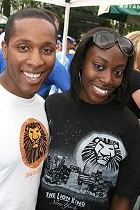 Photo Op - Broadway in Bryant Park 07-26-07 - Cornelius Jones  Jr. - Sophia N. Stephens