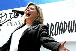 Photo Op - Broadway in Bryant Park 07-26-07 - Debra Monk