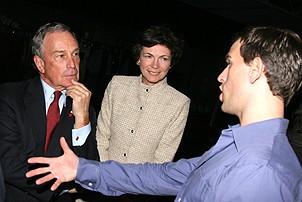 Photo Op - Mayor Bloomberg at Jersey Boys - Michael Bloomberg - Diana Taylor - Daniel Reichard