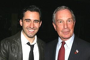 Photo Op - Mayor Bloomberg at Jersey Boys - Michael Bloomberg - John Lloyd Young 