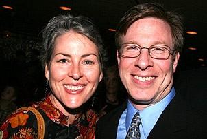 Photo Op - Young Frankenstein opens in Seattle - Jo Porter (wife) - Ira Mont