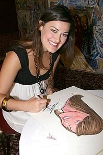 Photo Op - Ashley Brown & Gavin Lee at Sardi's -  Ashley Brown (signs)