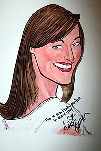 Photo Op - Ashley Brown & Gavin Lee at Sardi's - Ashley Brown (portrait up close)