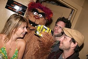 Photo Op - It's Always Sunny in Philadelphia at Avenue Q - Mary Elizabeth Ellis - Trekkie Monster -  Glenn Howerton - Charlie Day - 2