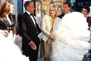 George Hamilton on GMA - Emily Fletcher - George Hamilton - Diane Sawyer - Chris Cuomo - Melissa Rae Mahon