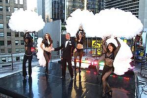 George Hamilton on GMA - stage1