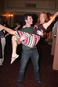 Photo Op - Mamma Mia! Fed Ex Event - Christopher Shyer - Carolee Carmello (body shot)