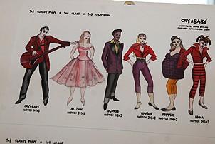 Photo Op - Cry-Baby Rehearsal - costume sketches 2