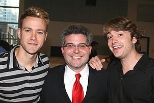 Photo Op - Cry-Baby Rehearsal - Christopher Hanke - Adam Epstein - James Snyder