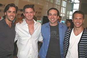 Photo Op - Cry-Baby Rehearsal - Eric Sciotto - Spencer Liff - Peter Matthew Smith - Marty Lawson 