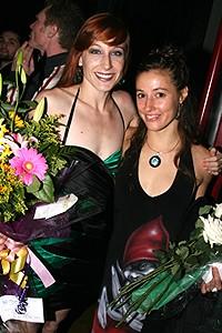 Photo Op - Fuerzabruta opening - Hallie Bulleit - Gwyneth Larsen