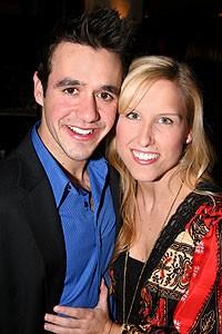Photo op - Wicked 4th anniversary party - Noah Rivera - Brooke Engen (girlfriend)