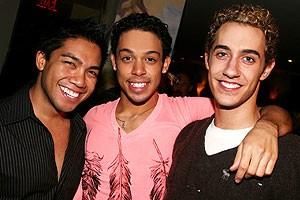 Photo op - Wicked 4th anniversary party - Robert Pendilla - CJ Tyson - Reed Kelly