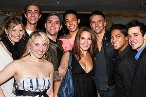 Photo op - Wicked 4th anniversary party - cast