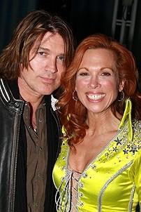 Photo Op - Miley Cyrus at Mamma Mia! - Billy Ray Cyrus - Carolee Carmello