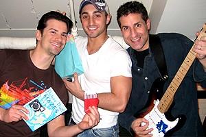 Photo Op - Holidays at Jersey Boys - Dominic Nolfi - Eric Schneider - John Leone