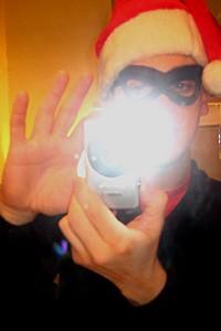 Photo Op - Holidays at Jersey Boys - secret santa flash