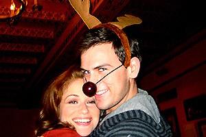 Photo Op - Holidays at Jersey Boys - Erica Piccininni - Daniel Reichard