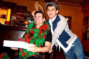 Photo Op - Holidays at Jersey Boys - Dominic Nolfi - Michael Longoria 