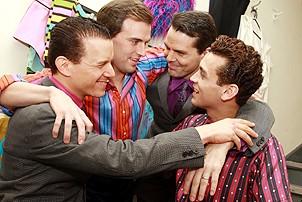 Daniel Reichard's final performance in Jersey Boys - Christian Hoff - Daniel Reichard - J. Robert Spencer - Michael Longoria - 2