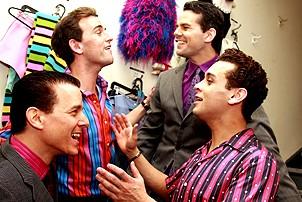 Daniel Reichard's final performance in Jersey Boys - Christian Hoff - Daniel Reichard - J. Robert Spencer - Michael Longoria - 3