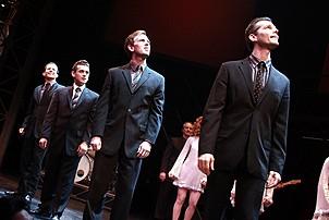 Daniel Reichard's final performance in Jersey Boys - Christian Hoff - Michael Longoria - Daniel Reichard - J. Robert Spencer - 3