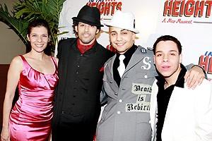 Broadway In the Heights Opening - Blanca Camacho - Luis Salgado - Seth Stewart - Robin De Jesus 