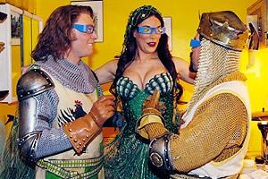 Spamalot 3rd Anniversay - Clay Aiken - Jonathan Hadary - Hannah Waddingham