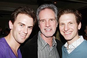 Jersey Boys Celebrate 1000 - Bob Gaudio - Daniel Reichard - Sebastian Areclus (staight ahead)