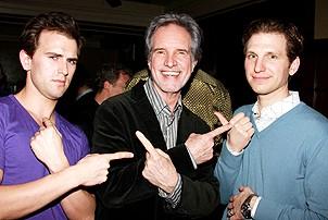 Jersey Boys Celebrate 1000 - Daniel Reichard - Bob Gaudio - Sebastian Arcelus (silly faces)