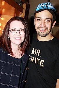 Celebs at In the Heights - Megan Mullally - Lin-Manuel Miranda