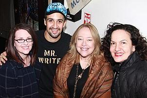 Celebs at In the Heights - Megan Mullally - Lin-Manuel Miranda - Kathy Bates - Olga Merediz