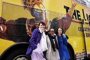 Disney Bus - Ashley Brown - Tshidi Manye - Sierra Boggess 