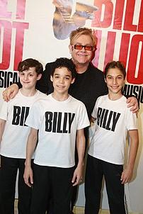 Billy Elliot Meet and Greet - Elton John - Trent Kowalik - David Alvarez - Kiril Kulish 